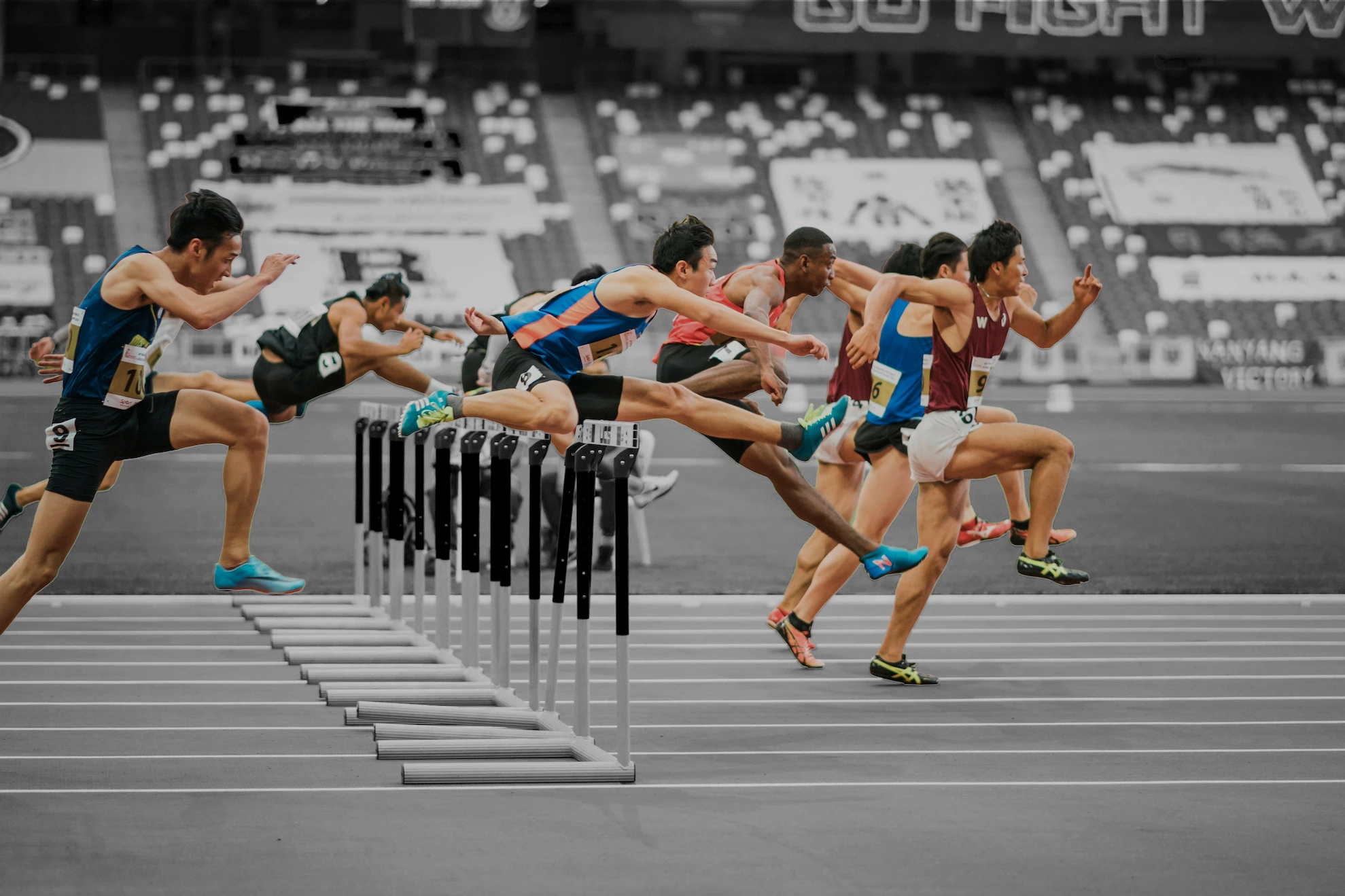 Men's olympic 400m hurdles race