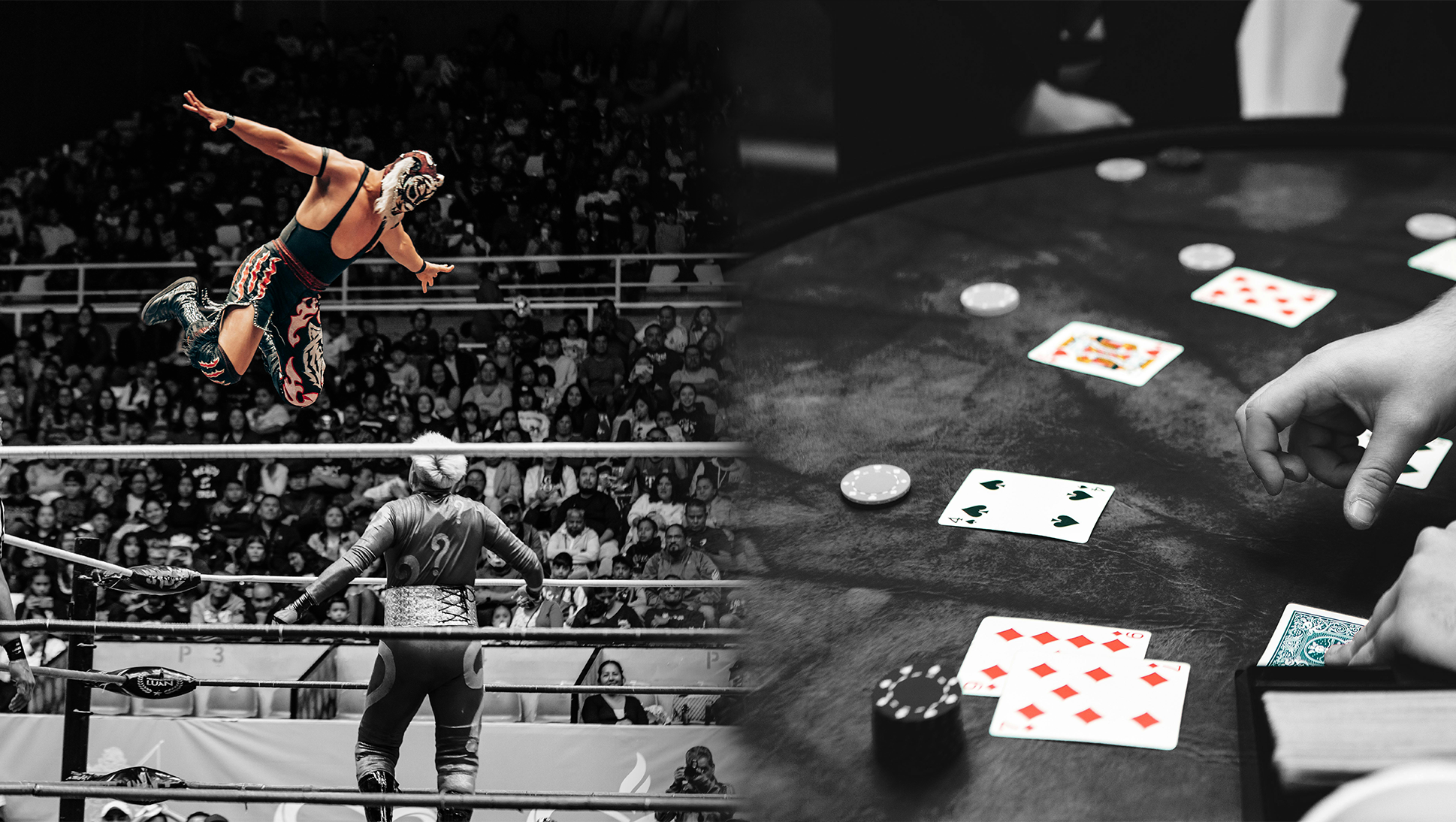 Product release. Poker and WWE.