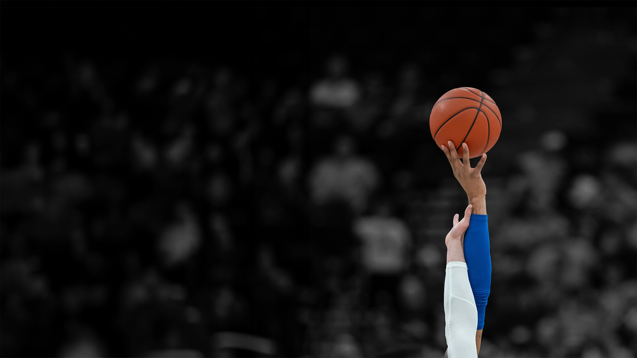 basketball nba tip off at a game in NBA